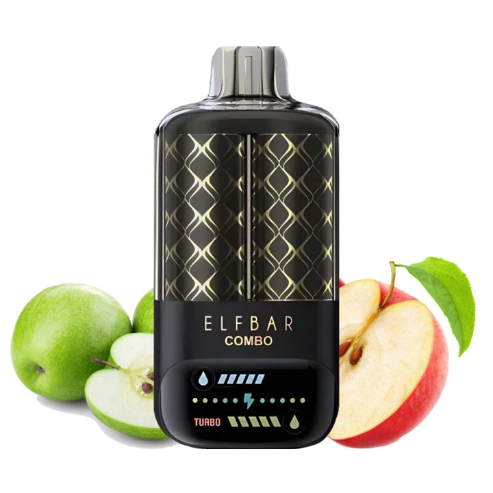 Elf Bar Combo 25000 Зелене Яблуко + Подвійне Яблуко 5%