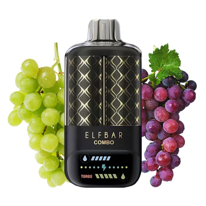 Elf Bar Combo 25000 Зелений Виноград + Червоний Виноград 5%
