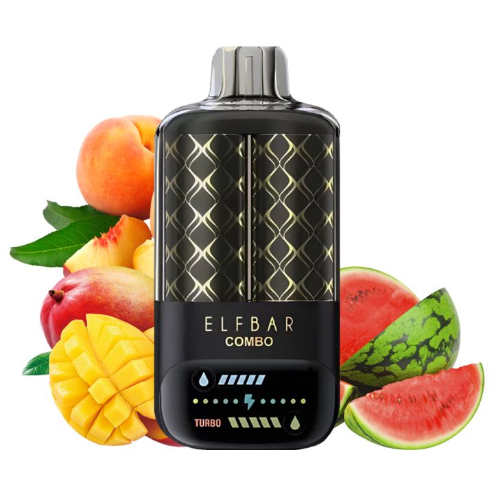 Elf Bar Combo 25000 Персик та Манго + Кавун 5%