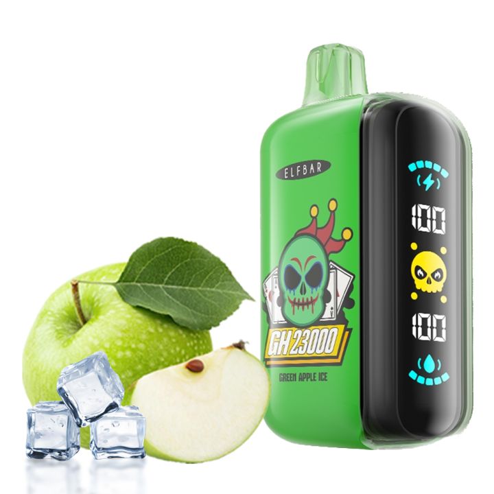 Elf Bar GH23000 Зелене Яблуко Лід 5%
