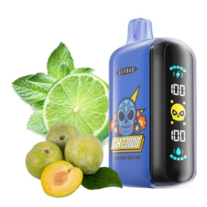 Elf Bar GH23000 Зелена Слива Кислий Лайм 5%