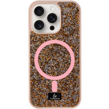 TPU чохол Bling World Rock Diamond with MagSafe для Apple iPhone 15 (6.1