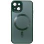 Чохол TPU+Glass Sapphire Midnight with MagSafe для Apple iPhone 15 (6.1
