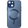 Чохол TPU+Glass Sapphire Midnight with MagSafe для Apple iPhone 15 (6.1