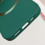 TPU чохол Bonbon Metal Style with MagSafe для Apple iPhone 15 (6.1