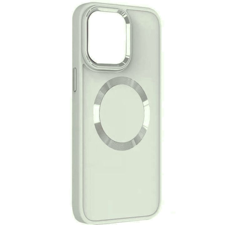 TPU чохол Bonbon Metal Style with MagSafe для Apple iPhone 15 (6.1