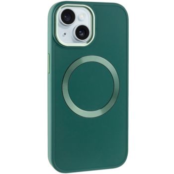 TPU чохол Bonbon Metal Style with MagSafe для Apple iPhone 15 (6.1