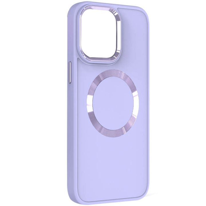 TPU чохол Bonbon Metal Style with MagSafe для Apple iPhone 15 (6.1