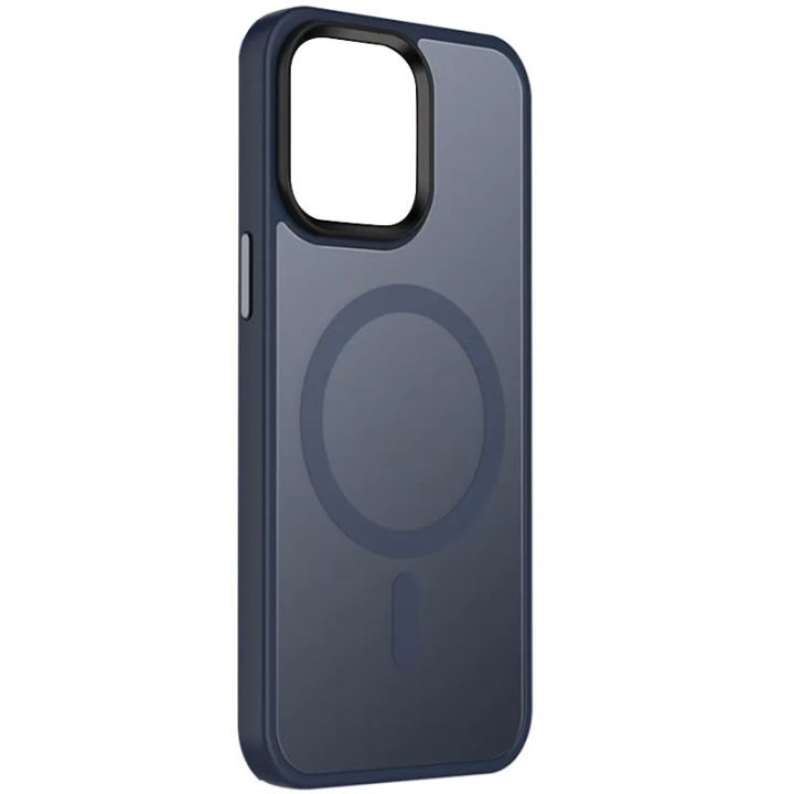 TPU+PC чохол Metal Buttons with MagSafe Colorful для Apple iPhone 15 Plus (6.7