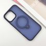 TPU+PC чохол Metal Buttons with MagSafe Colorful HQ Ring для Apple iPhone 15 (6.1