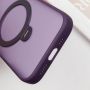 TPU+PC чохол Metal Buttons with MagSafe Colorful HQ Ring для Apple iPhone 15 (6.1