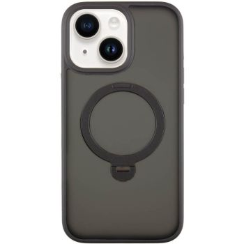 TPU+PC чохол Metal Buttons with MagSafe Colorful HQ Ring для Apple iPhone 15 (6.1