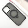 TPU+PC чохол Metal Buttons with MagSafe Colorful HQ Ring для Apple iPhone 15 (6.1